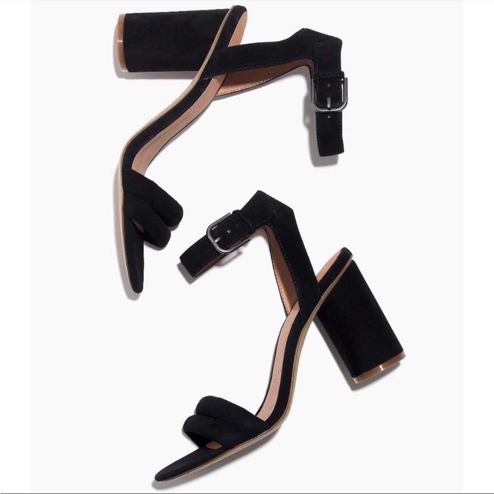 Madewell Rosalie Suede Ankle Strap Heel